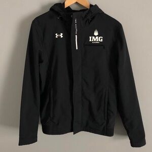 (Men’s S / Women’s M) Black Under Armour IMG Academy Track/ Warm up jacket
